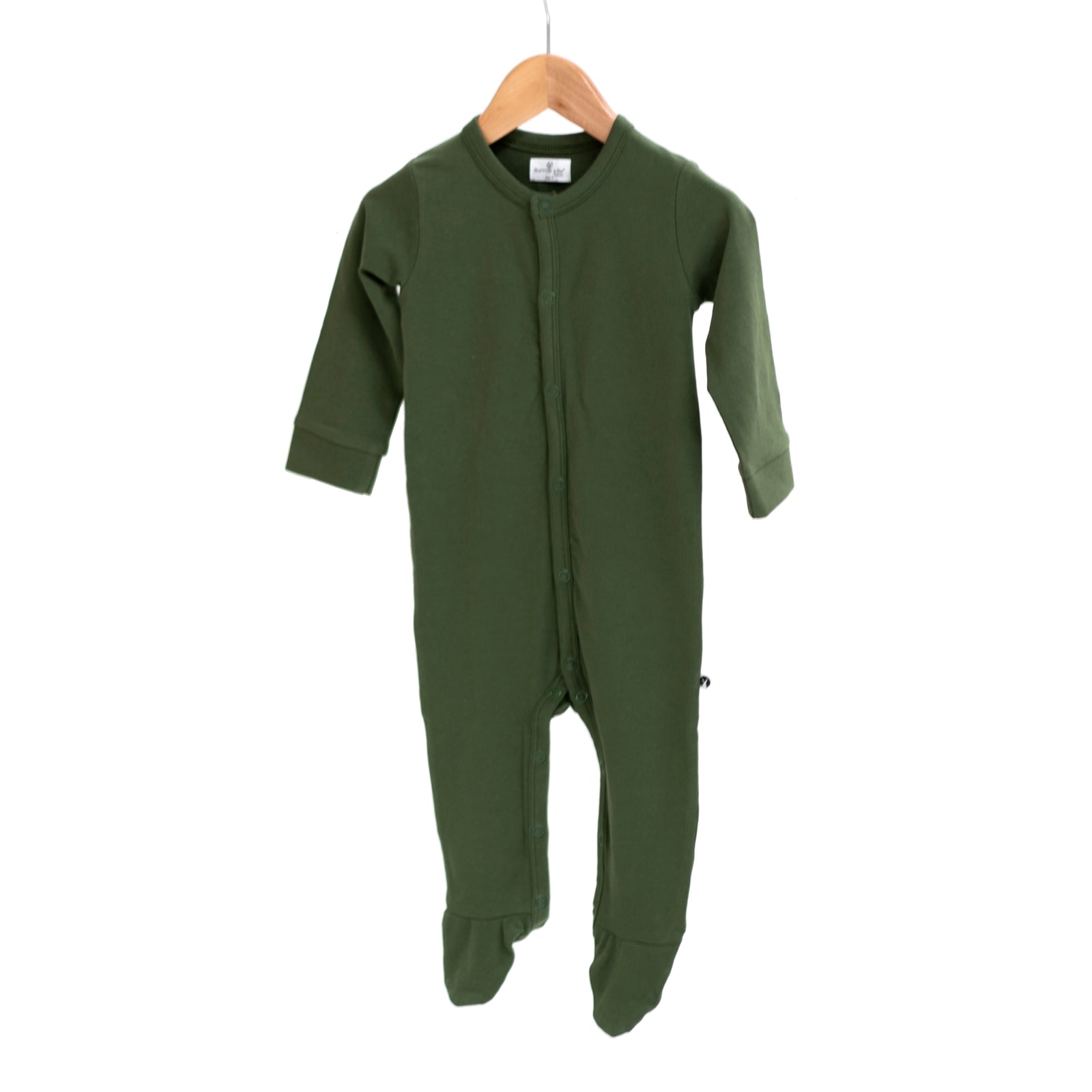 Essential Sleep Suit in Pine, designed by Burrow and Be