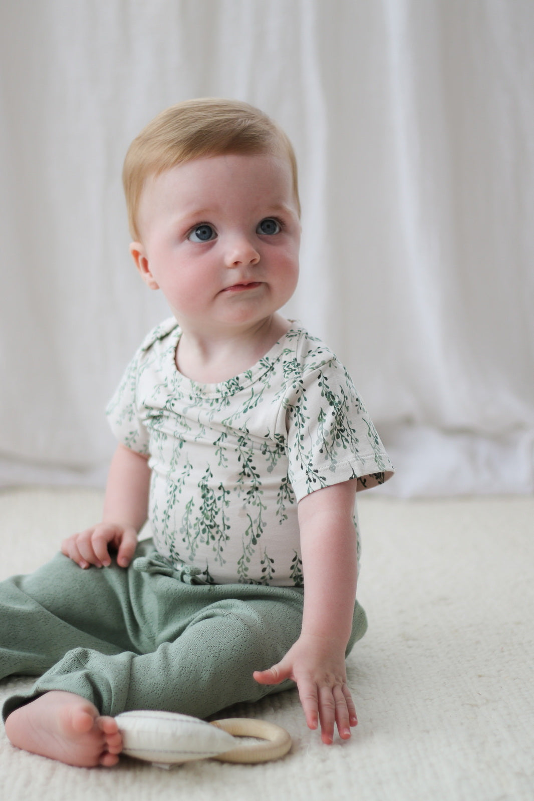 String of Pearls Short Sleeve Bodysuit