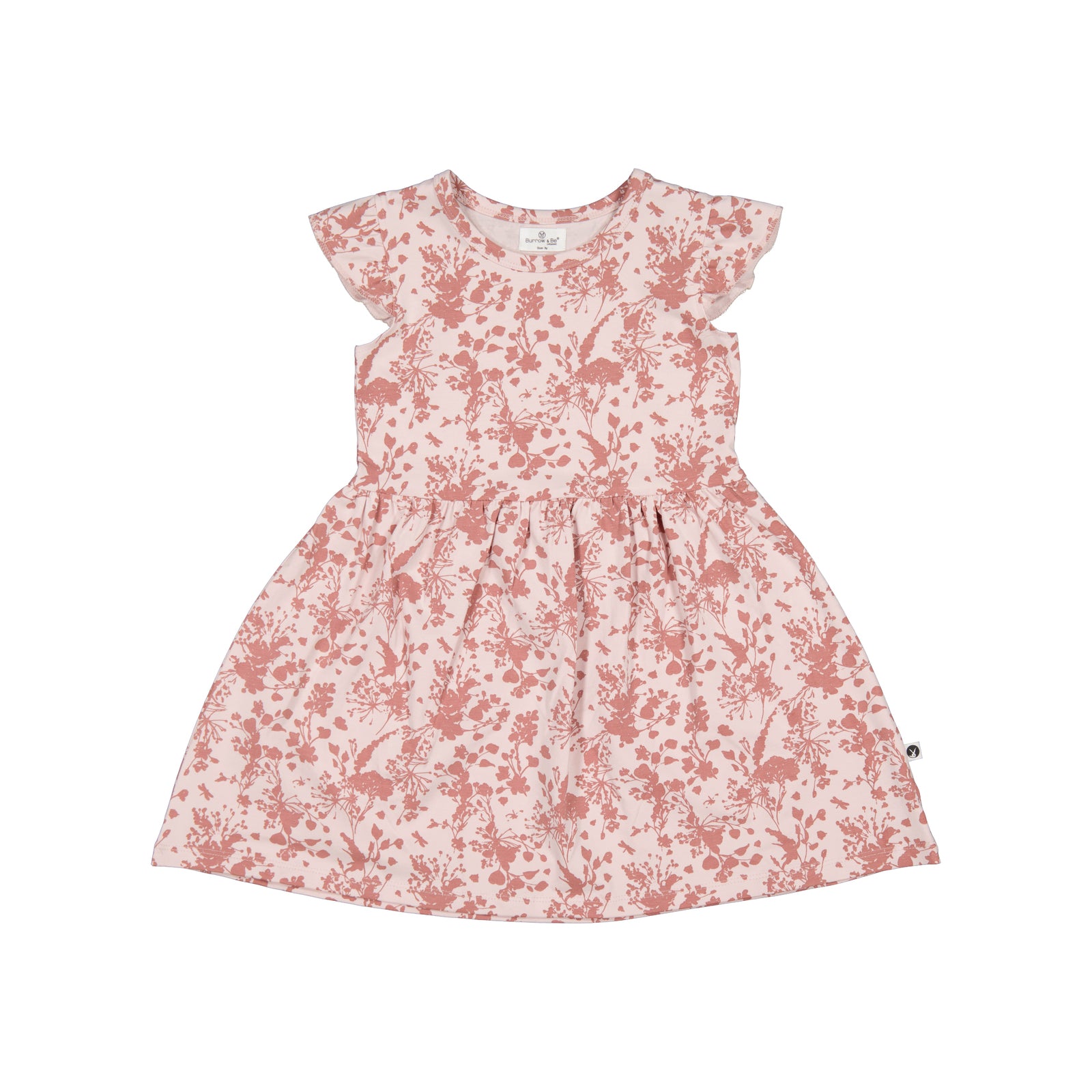 Flower Splash Flutter Dress, designed by Burrow and Be