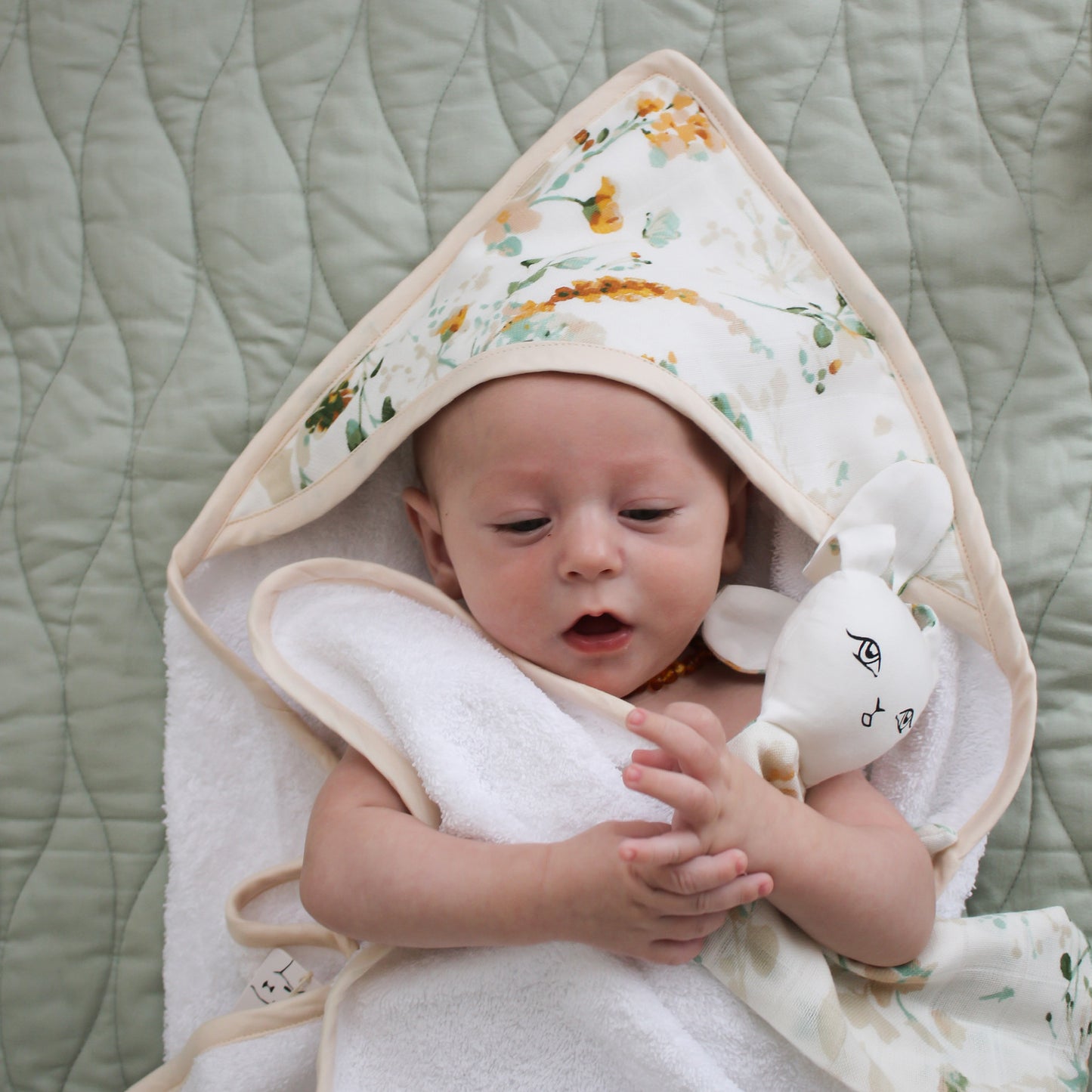 Spring Melody Baby Hooded Towel