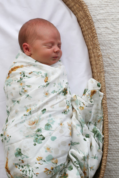 Spring Melody Muslin Wrap