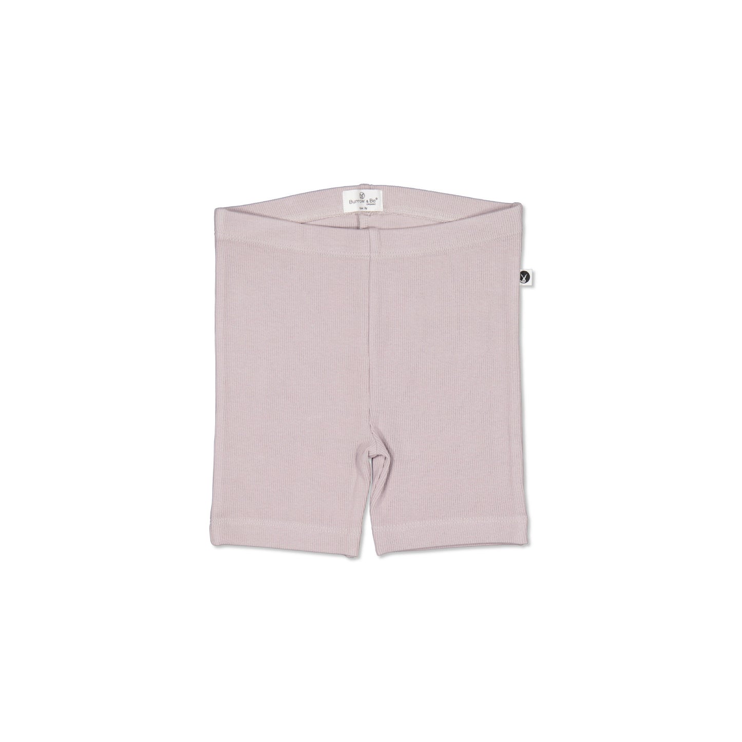 Lavender Rib Bike Shorts, designed by Burrow and Be