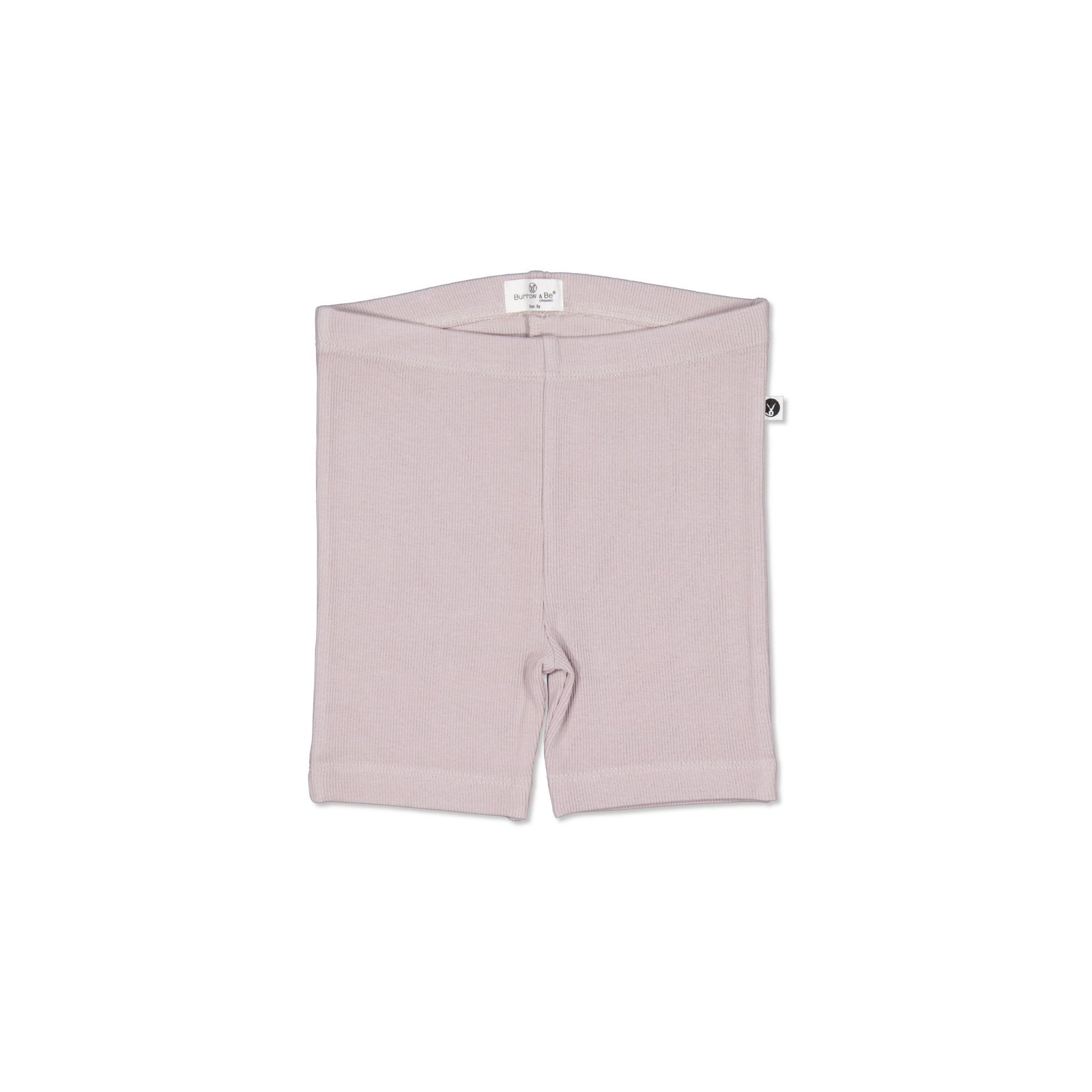 Lavender Rib Bike Shorts, designed by Burrow and Be