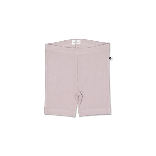 Lavender Rib Bike Shorts, designed by Burrow and Be