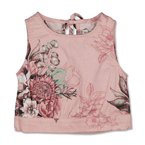 Tropical Bouquet Singlet - Fleur, designed by Burrow and Be